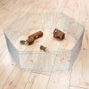 Pozinkovaná ohrádka pre myši a škrečky 6 dielov 48 x 25 cm, o 90 cm