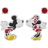 DISNEY strieborné náušnice Mickey a Minnie SS00004SRRL.CS