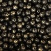 Pro Háčkování Korálek skleněný lesklý se zlatou 8 mm 23980/45711