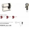MP-KOVANIA DK - PENTA plus S polvložka NIM - nikel matný – cena za ks