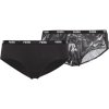 Puma WOMEN PRINTED HIPSTER 2P PACK Dámske nohavičky čierna