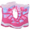 Zimné oteplené dievčenské čižmy do snehu ružové, veľkosť 35
