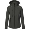 Promodoro Dámska zateplená softshellová bunda E7865 Charcoal -Solid M