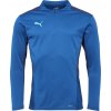Pánska tréningová mikina Puma, TEAMCUP 1/4 ZIP TOP modrá,svetlomodrá 3XL