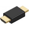 HDMI redukcia, hliníková zliatina, 4K, n.5 2x MALE