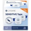 LIVSANE Fixačná páska SENSITIVE 2,5 cm x 5 m, cievka, 2 ks