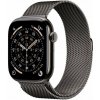 Apple Watch Series 11 GPS + Cellular 46mm Slate Titanium Case with Slate Milanese Loop - M/L MFD44MP/A
