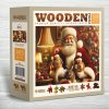 WOODEN CITY Drevené puzzle Santove zajačiky 505 dielikov