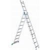 ITOSS Rebrík hliníkový HOBBY 3x8, trojdielny, univerzálny, výsuvný