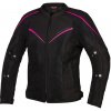 bunda na motocykel Rebelhorn Hiflow IV čierno-fluo ružová Veľkosť: 4XL