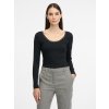 Black women's long-sleeved T-shirt ORSAY - Women's čierna XL Orsay 4067937120436