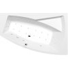 Polysan EVIA R hydromasážna vaňa, 170x100x47cm, Highline Hydro-Air, Biela,krytka Chróm SPH 22611.6010