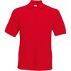 Fruit of the Loom Polokošile Heavy 65/35 Pique Polo, krátký rukáv COT16320400405-red 2XL Červená