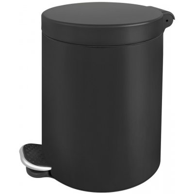 Hopa odpadkový kôš s pedálom 5L, kovový, Čierny KD02031788