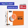 INESIS Golfové loptičky Soft 500 - 12 ks oranžové