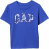 Chlapčenské tričko GAP, V-FRCH LOGO modrá, 2Y