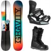 Gravity Symbol 25/26 snowboard + Gravity Drift black/sage viazanie + Gravity Void black/grey topánky + zľava 1000,- na príslušenstvo - 159 cm + L (EU 42-45)