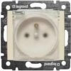 VALENA béžová zásuvka 2P+T IP44 774121