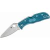 Spyderco C243FPK390 Endela Lightweight Blue vreckový nôž 8,7 cm, modrá, FRN