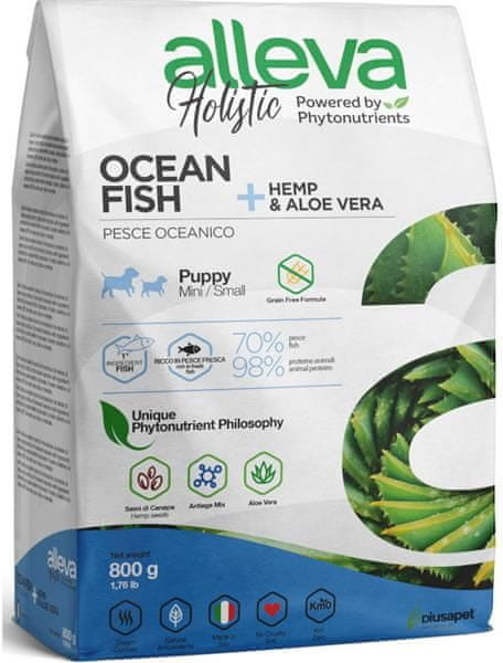 Alleva Holistic Puppy Medium Ocean Fish 0,8 kg