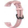 BStrap Silicone Line remienok na Honor Band 4, pink (SHO001C06)