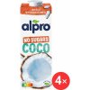 Alpro kokosový nápoj nesladený 4 x 1 l