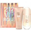 Carolina Herrera 212 VIP Rose parfémovaná voda 80 ml + telové mlieko 100 ml Darčeková sada