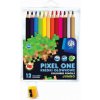 Astra školské jumbo farbičky Pixel One 12ks + strúhadlo, 312221005