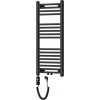 MEXEN/S - Mars radiátor + vykurovacia tyč 900 x 400 mm, 300 W, čierna W110-0900-400-2300-70