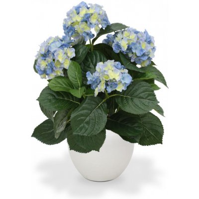 MF Umelá rastlina Hortenzie v kvetináči (45cm) - blau