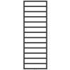 HOPA PERTH kúpeľňový radiátor 500x1720 mm 640 W stredové pripojenie Čierna matná RADPER501731SP