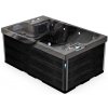 Lovia vírivá vaňa pre 2 osoby 200x130x82 L303 Opláštění: Blackstone, Barva akrylátu: Odyssey