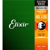 Elixir 14207 Bass Nickel Plated Steel Nanoweb Light/Medium 45/135