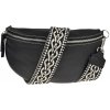 NovaKabelka.sk Reni Grande Nera s prídavným popruhom XVII kožená talianska crossbody kabelka čierna