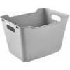 Plastový svět Plastový box LOFT 20 l, šedý, 40x28x25 cm