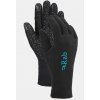 Zimné rukavice Rab Power Stretch Contact Grip Glove Women's Black S