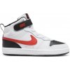 Nike Court Borough Mid 2 Little Kids' Shoe White/Red/Black C11 (28.5)