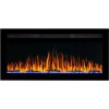 Vstavaný krb s funkciou elektrického vykurovania ArtiFlame čierny 1800 W 95 x 45 x 14,5 cm