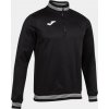 Joma Tréningová mikina CAMPUS III SWEATSHIRT 1/2 ZIPPER BLACK Veľkosť: 6XS