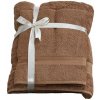 Hnedé froté bavlnené uteráky a osušky v súprave 2 ks – Foutastic