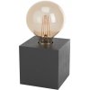Eglo Eglo 43734 - Stolná lampa PRESTWICK 1xE27/40W/230V antracit EG43734 + záruka 3 roky zadarmo