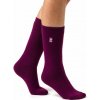 Dámske Heat Holders LITE stredne hrubé froté termo ponožky FUKSIA