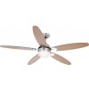 Globo 0308 - Stropný ventilátor AZURA 1xE14/60W/230V + záruka 3 roky zadarmo
