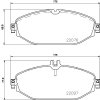 Sada brzdových platničiek kotúčovej brzdy BREMBO P 50 124