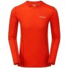 Montane Sabre Long Sleeve T-Shirt flag red M; Červená triko