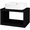 Dreja Kúpeľňová skrinka STORM SZO 60 (umývadlo Joy 3) - M17 Čierna mat