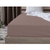 Textilomanie Jersey plachta hnedé 180 x 200 cm