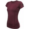 Tričko krátke dámske SENSOR MERINO AIR vínové NEW XL