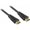 PremiumCord HDMI High Speed + Ethernet kabel/ zlacené konektory/ 20m/ černý (kphdme20)