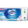 Zewa Deluxe Aqua Tube Delicate Care Toaletný papier 150 útržkov 3-vrstvový 8 ks, splachovací